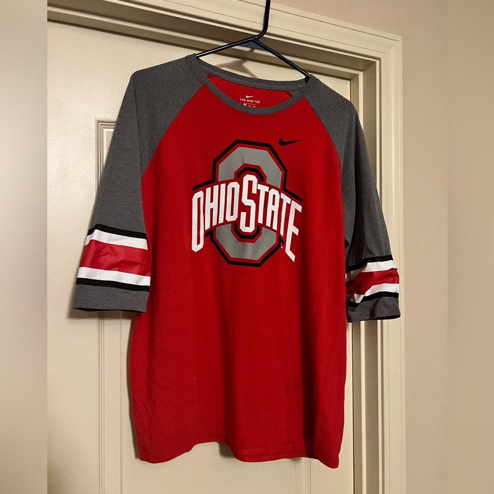 Women’s Nike Ohio State baseball shirt